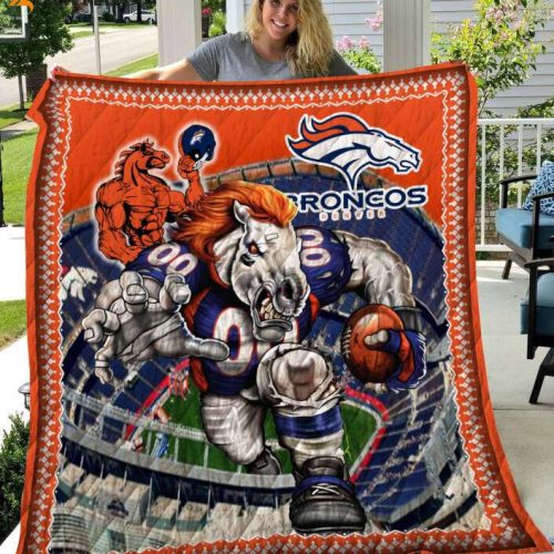 Broncos Denver 3D Customized Quilt Blanket For Fans Home Decor Gift