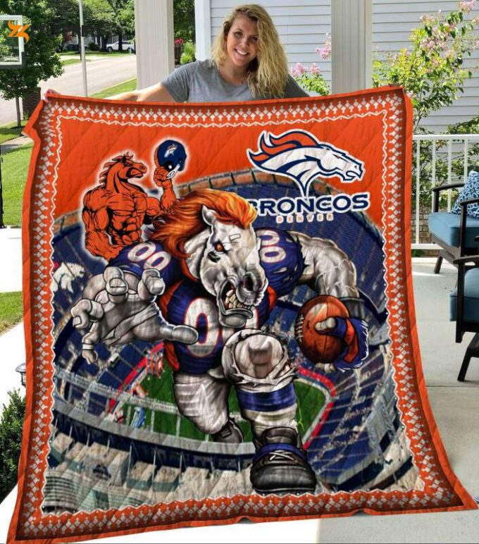Broncos Denver 3D Customized Quilt Blanket For Fans Home Decor Gift