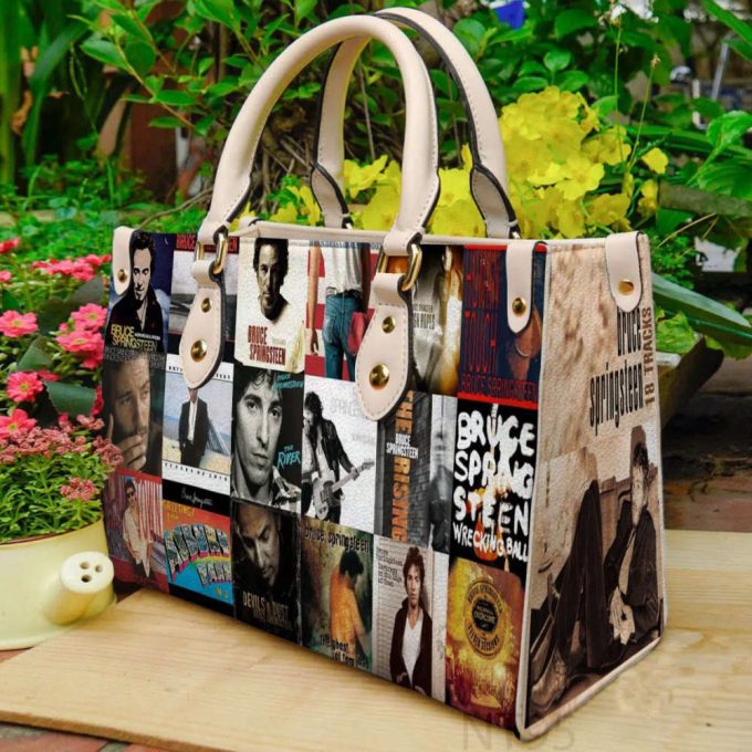 Bruce Springsteen 2 Leather Handbag 2