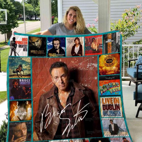 Bruce Springsteen Quilt Blanket For Fans Home Decor Gift