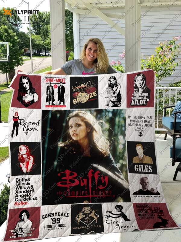 Buffy The Vampire Slayer 3D Customized Quilt Blanket For Fans Home Decor Gift Buffy The Vampire Slayer 3D Customized Quilt Blanket For Fans Home Decor Gift