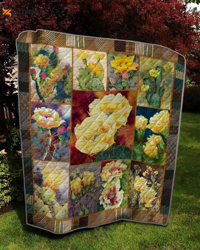 Cactus 3D Customized Quilt