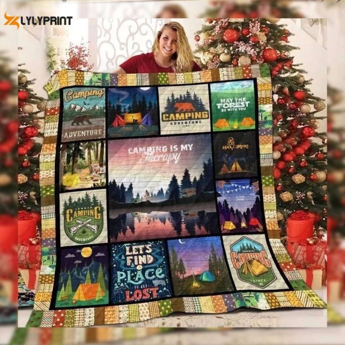 Camping True Love 3D Customized Quilt