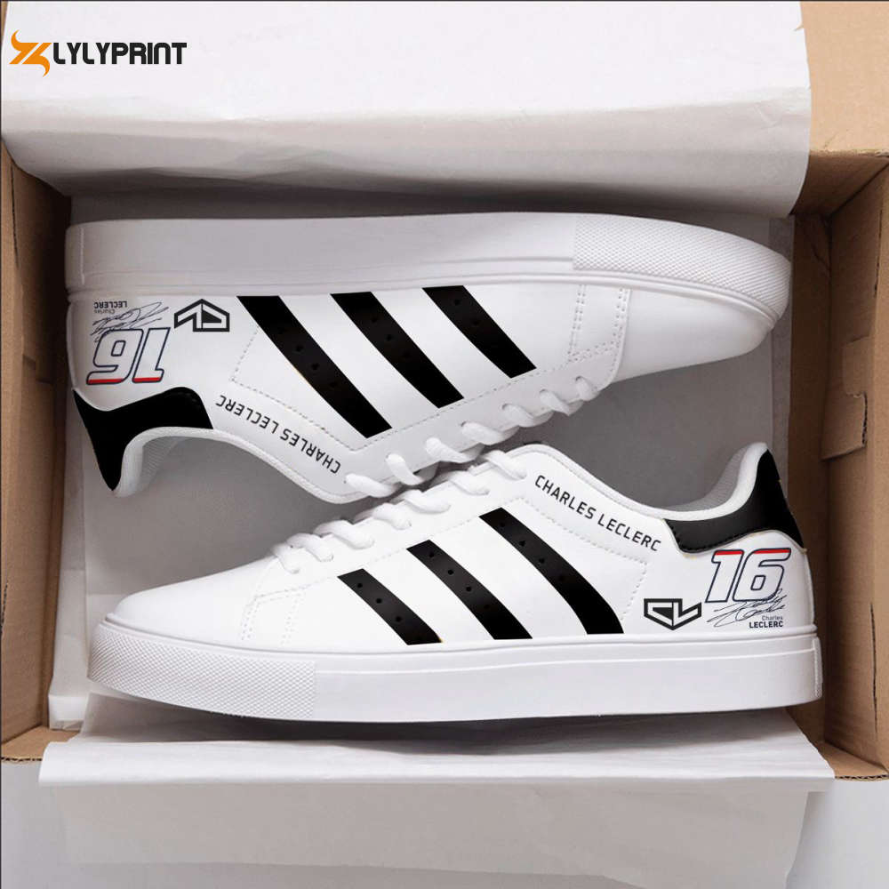 Charles Leclerc Skate Shoes For Men Women Fans Gift u Charles Leclerc Skate Shoes For Men Women Fans Gift u