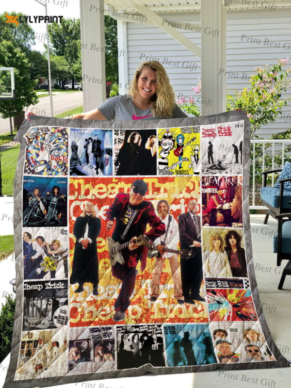 Cheap Trick Quilt Blanket For Fans Home Decor Gift Cheap Trick Quilt Blanket For Fans Home Decor Gift