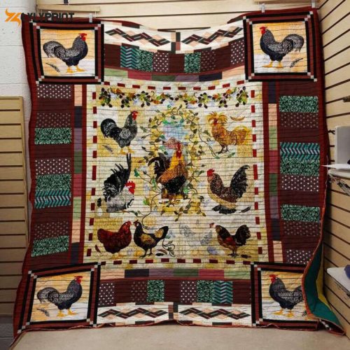 Chicken 3D Customized Quilt Blanket For Fans Home Decor Gift