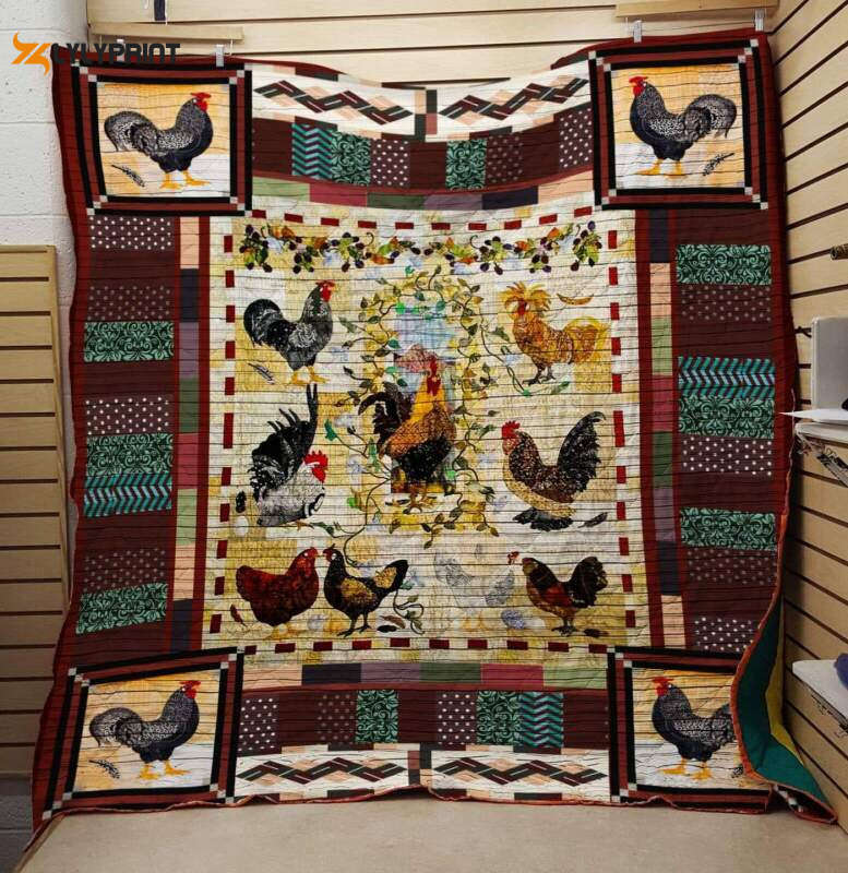 Chicken 3D Customized Quilt Blanket For Fans Home Decor Gift Chicken 3D Customized Quilt Blanket For Fans Home Decor Gift