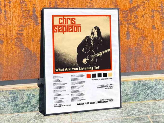 Chris Stapleton “What Are You Listening To” Album Cover Poster #2