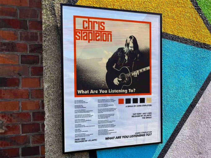 Chris Stapleton “What Are You Listening To” Album Cover Poster #2