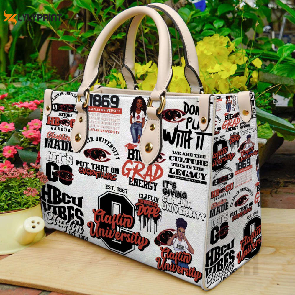 Claflin University Leather Handbag Gift For Women Claflin University Leather Handbag Gift For Women