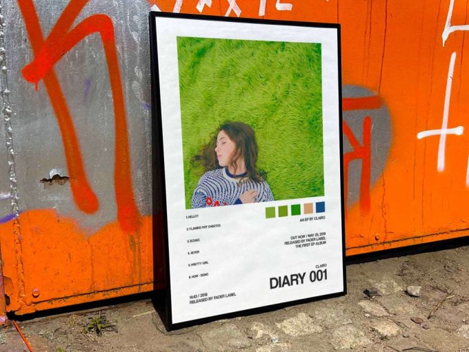 Clairo “Diary 001” Album Cover Poster #2