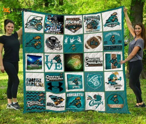 Coastal Carolina Quilt Blanket Home Decor Gift Coastal Carolina Quilt Blanket Home Decor Gift