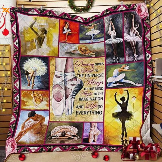 Dancing Gives A Soul To The Universe Ballet 3D Customized Quilt