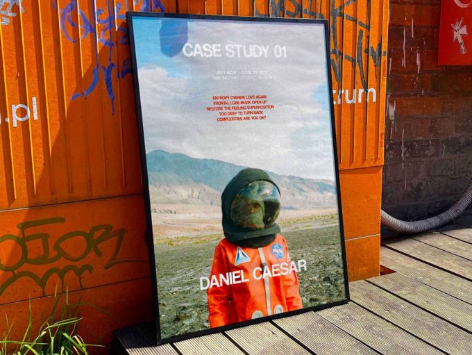 Daniel Ceasar “Case Study 01” Album Cover Poster #fac