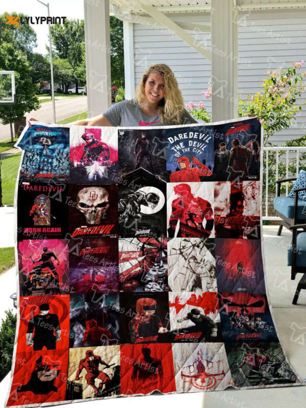 Daredevil Quilt Blanket For Fans Home Decor Gift Daredevil Quilt Blanket For Fans Home Decor Gift
