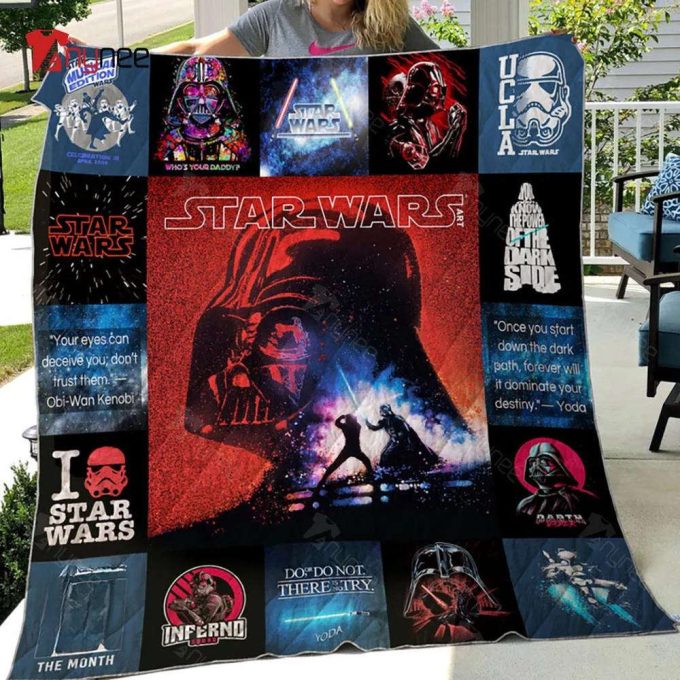 Darth Vader Quilt Blanket For Fans Home Decor Gift