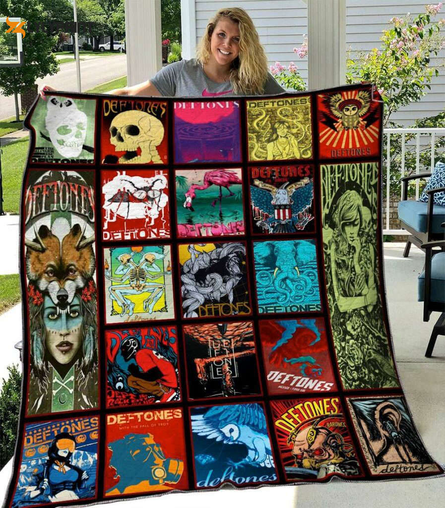 Deftones Quilt Blanket For Fans Home Decor Gift Deftones Quilt Blanket For Fans Home Decor Gift