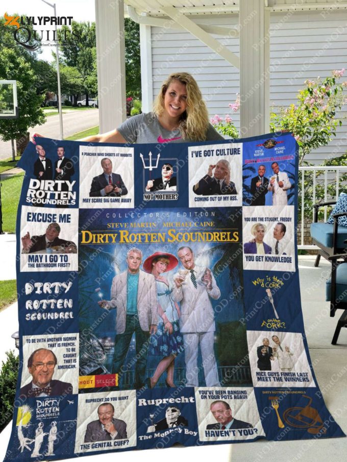 Dirty Rotten Scoundrels 3D Customized Quilt Blanket For Fans Home Decor Gift