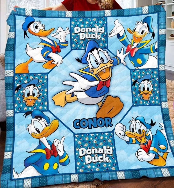 Donald Duck 1 Quilt Blanket For Fans Home Decor Gift