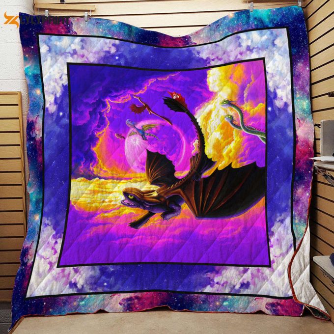 Dragon 3D Customized Quilt Blanket For Fans Home Decor Gift
