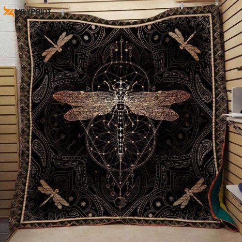 Dragonfly 3D Customized Quilt