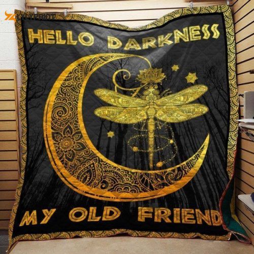 Dragonfly Animal 3D Customized Quilt Hello Darkness
