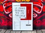 Drake  “If you”re reading this it”s to late” / Album Cover Poster