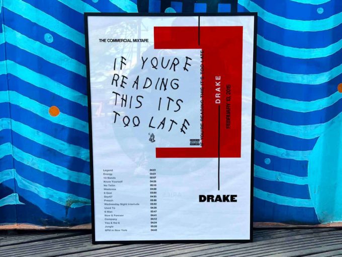 Drake  “If you”re reading this it”s to late” / Album Cover Poster