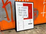 Drake  “If you”re reading this it”s to late” / Album Cover Poster