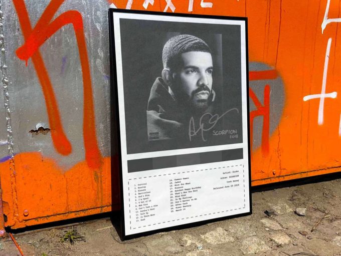Drake  “Scorpion” Album Cover Poster