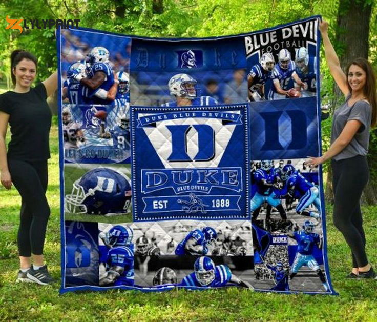 Duke Blue Devils Quilt Blanket For Fans Home Decor Gift Duke Blue Devils Quilt Blanket For Fans Home Decor Gift