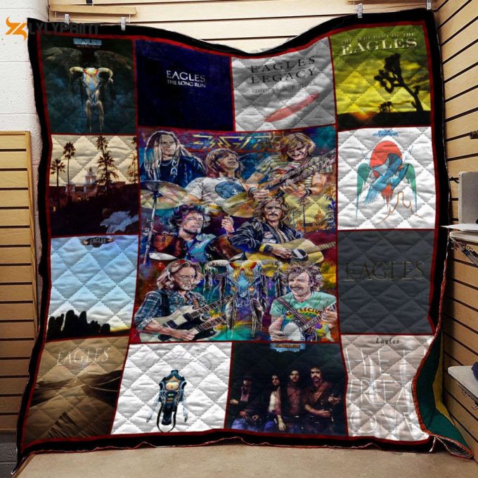 Eagles Collage 3D Customized Quilt