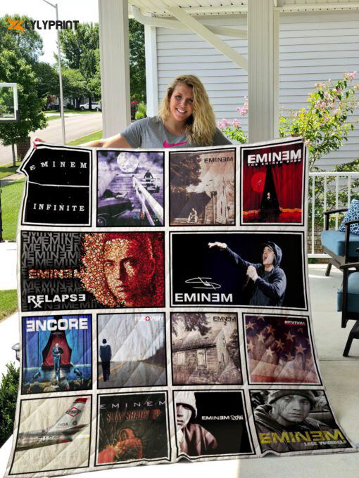 Eminem 1 Quilt Blanket For Fans Home Decor Gift Eminem 1 Quilt Blanket For Fans Home Decor Gift