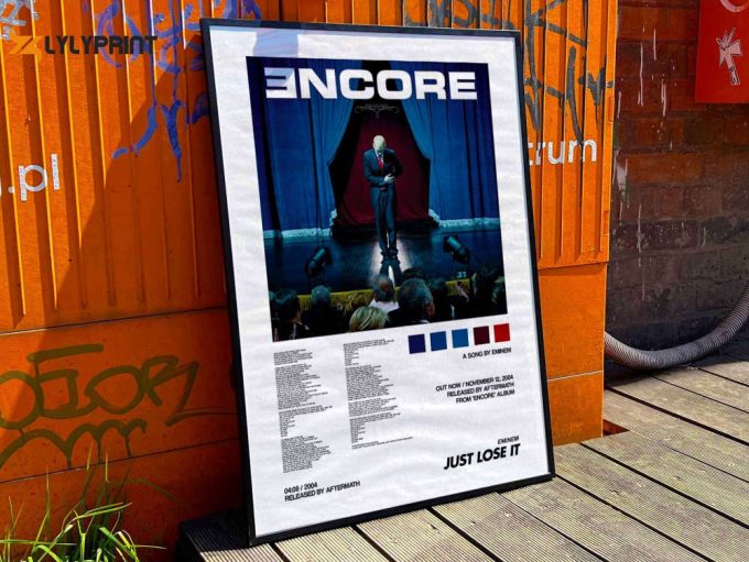 Eminem “Just Lose It” Album Cover Poster #2 SONG