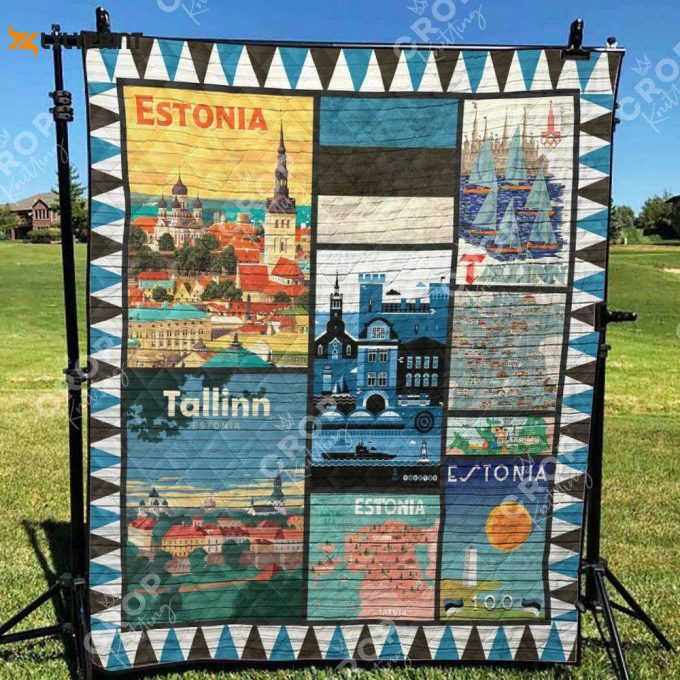 Estonia 3D Customized Quilt
