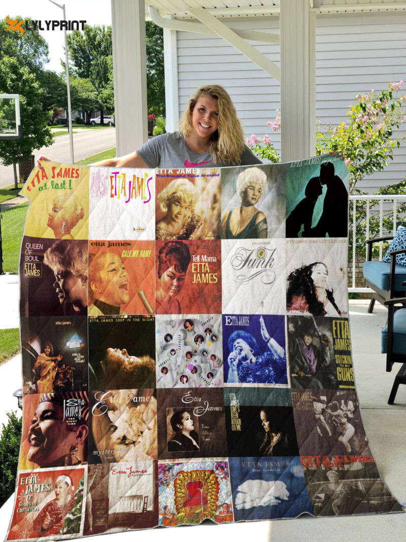 Etta James Quilt Blanket Gift For Home Decor Etta James Quilt Blanket Gift For Home Decor