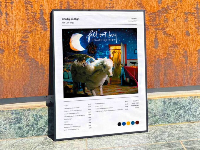 Fall Out Boy “Infinity On High” Album Cover Poster #5