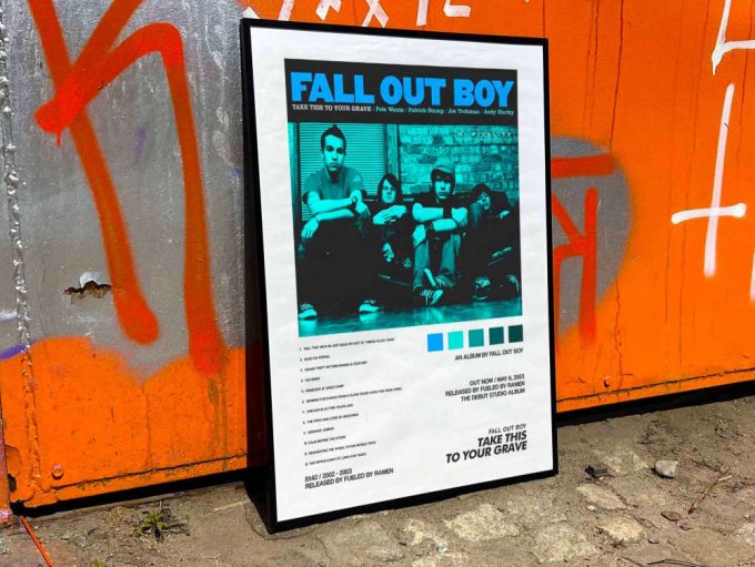 Fall Out Boy “Take This To Your Grave” Album Cover Poster #2
