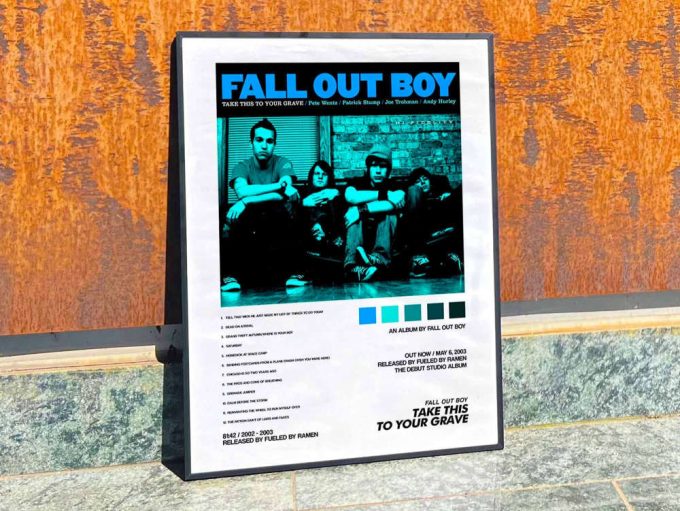 Fall Out Boy “Take This To Your Grave” Album Cover Poster #2