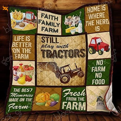 Farmer 3D Customized Quilt