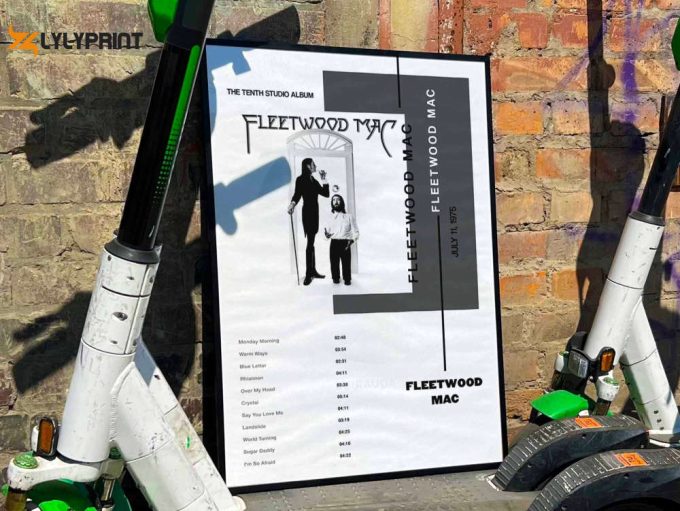 Fleetwood Mac “Fleetwood Mac” Album Cover Poster #3