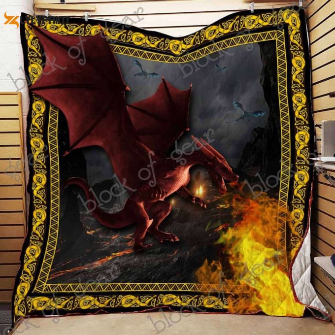 Flying Dragon 3D Customized Quilt