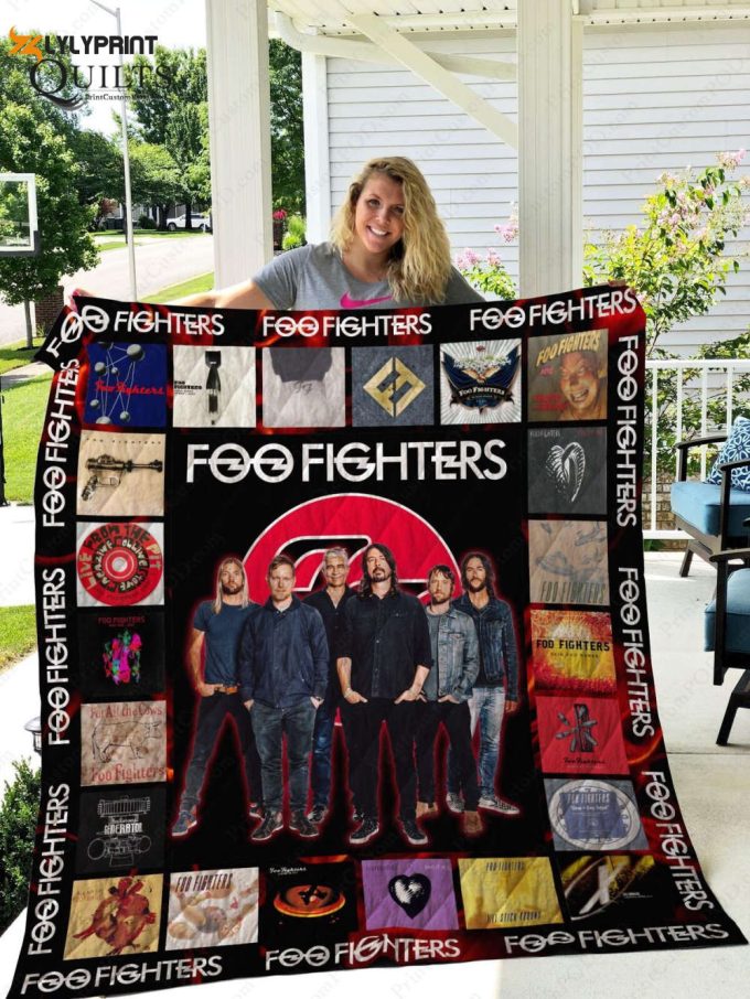 Foo Fighters 1  Quilt Blanket For Fans Home Decor Gift