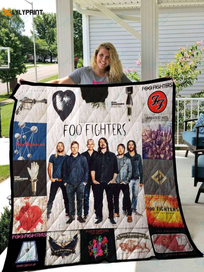 Foo Fighters Quilt Blanket For Fans Home Decor Gift
