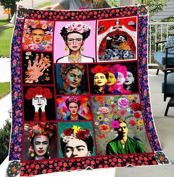 Frida Kahlo 3 Quilt Blanket For Fans Home Decor Gift Frida Kahlo 3 Quilt Blanket For Fans Home Decor Gift