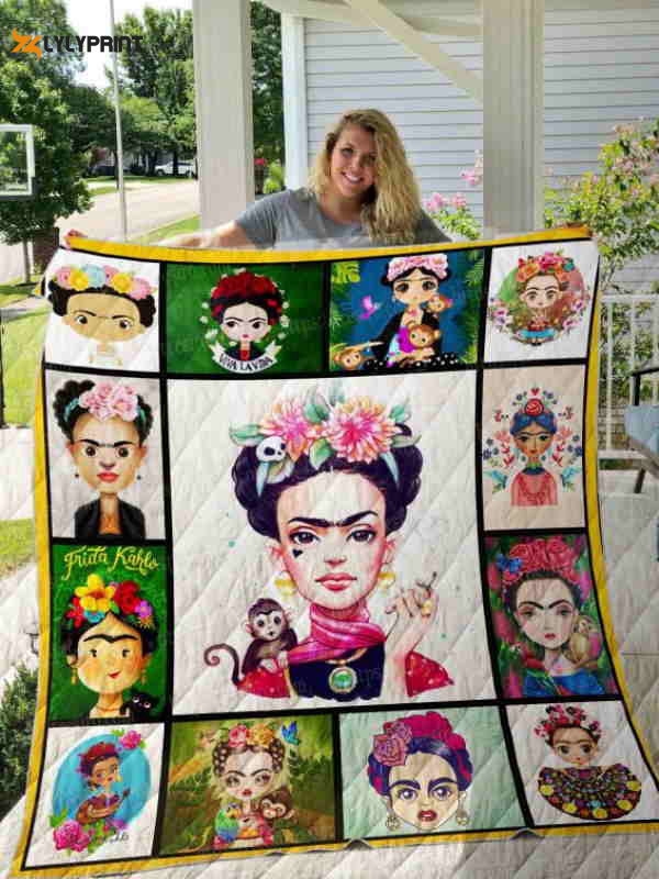 Frida Kahlo 4 Quilt Blanket For Fans Home Decor Gift Frida Kahlo 4 Quilt Blanket For Fans Home Decor Gift