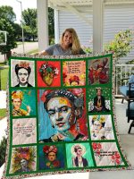 Frida Kahlo Quilt Blanket For Fans Home Decor Gift