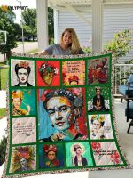 Frida Kahlo Quilt Blanket For Fans Home Decor Gift