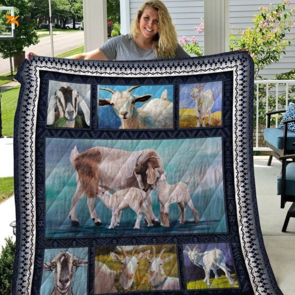 Goat 3D Customized Quilt Blanket For Fans Home Decor Gift Goat 3D Customized Quilt Blanket For Fans Home Decor Gift