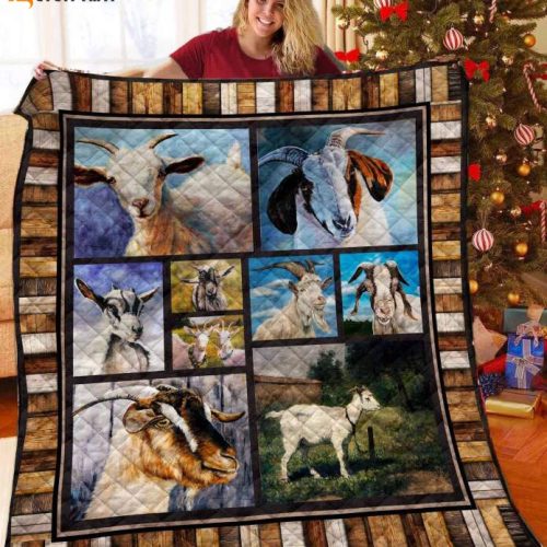Goat On The Green Hill Awesome 3D Customized Quilt